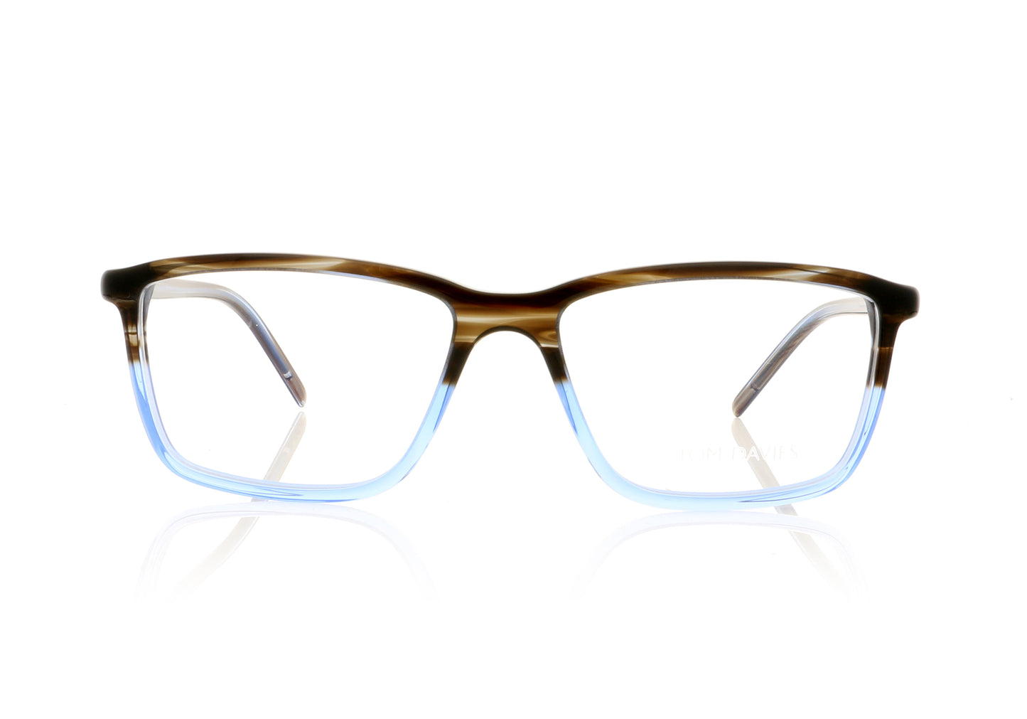 Tom Davies TD460 C1324 Smoked Brown Glasses - Front