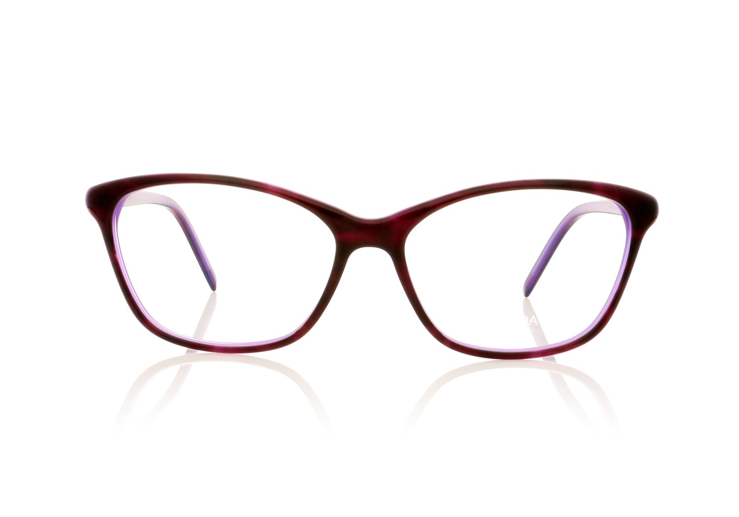 Tom Davies TD476 1410 Crystal Purple Glasses - Front