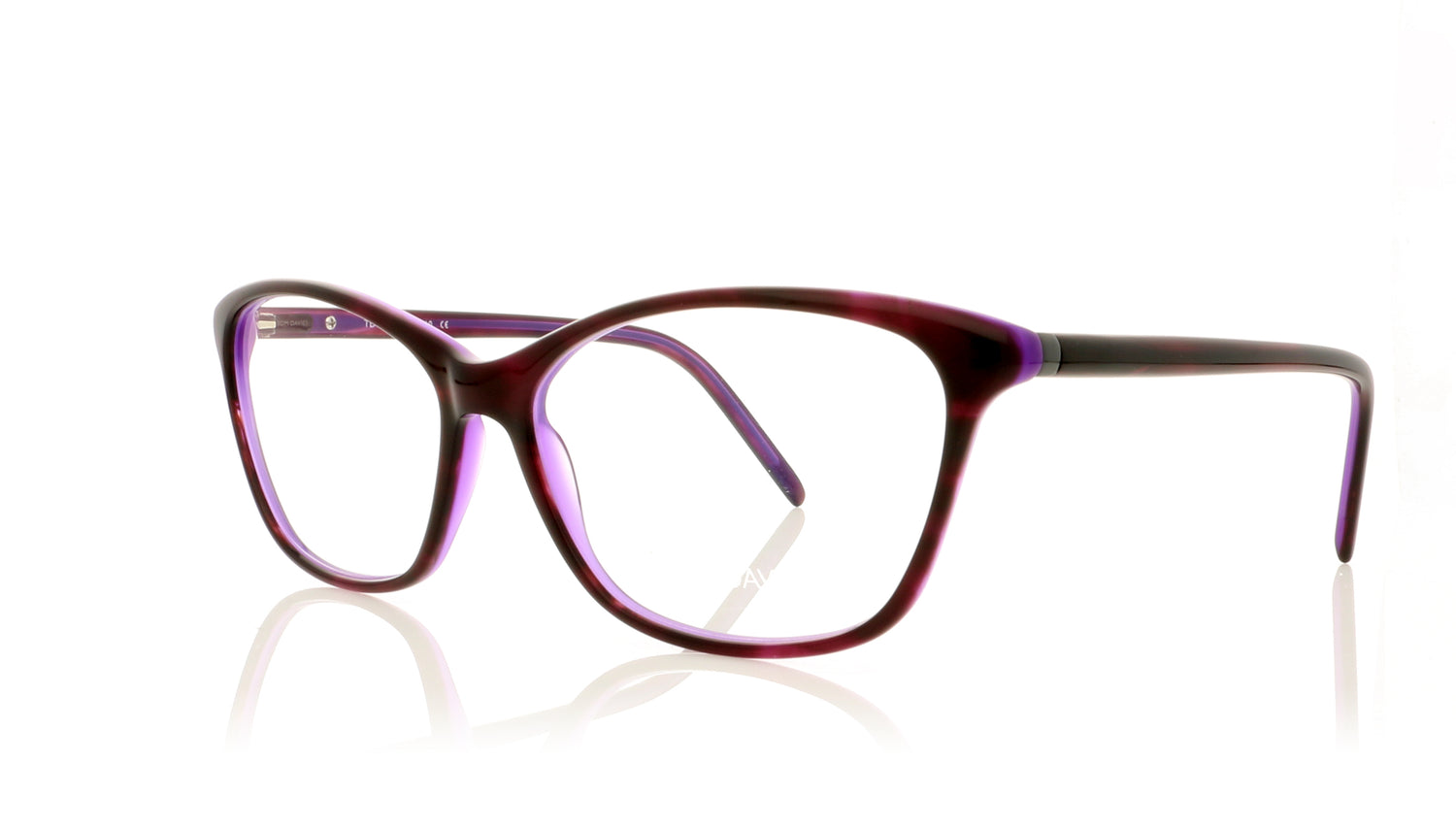 Tom Davies TD476 1410 Crystal Purple Glasses - Angle