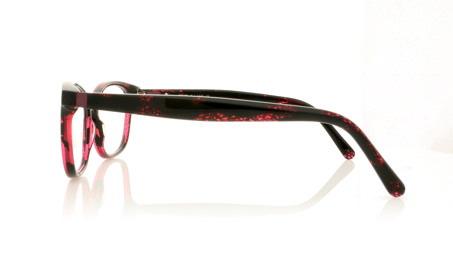 Tom Davies TD478 1442 Pink Tortoise Glasses - Side