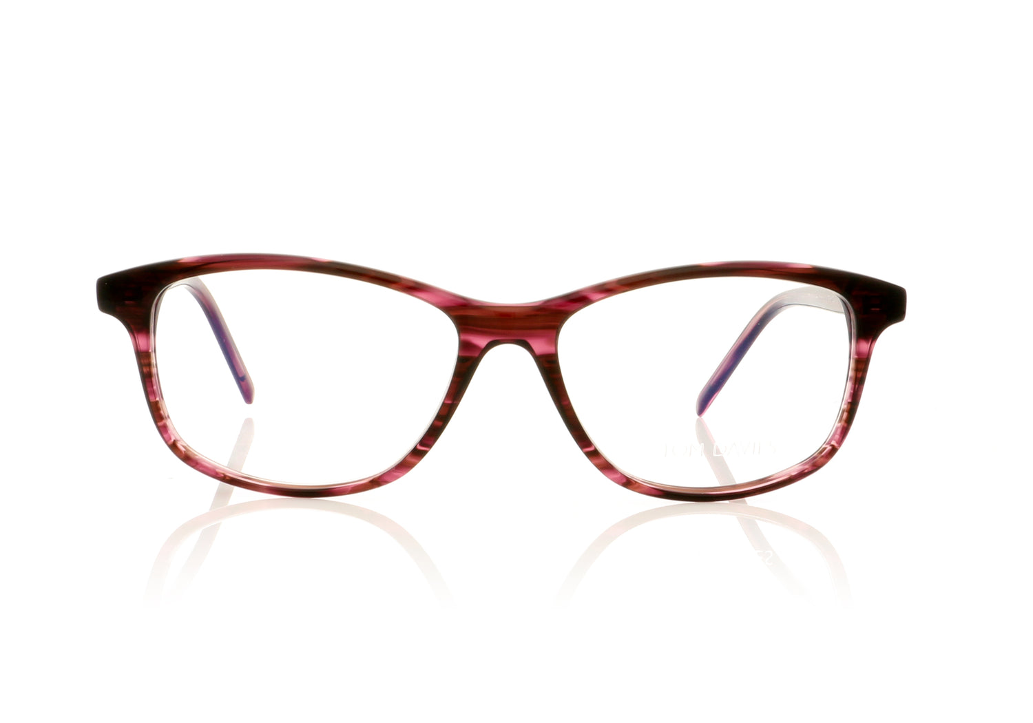 Tom Davies TD483 1420 Smoked Plum Glasses - Front