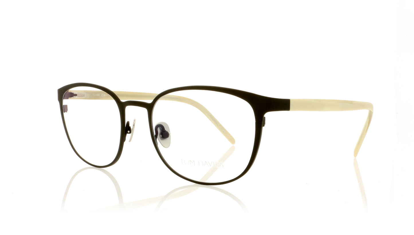 Tom Davies TD488 Warm Grey/Oat 1172 Glasses - Angle