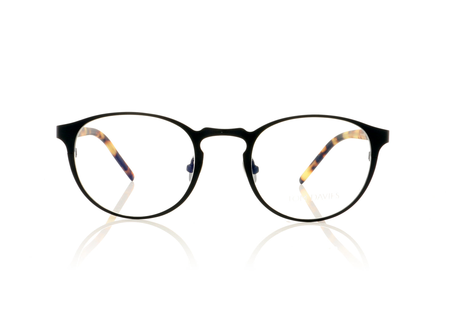 Tom Davies TD496 C1488 Matt Tokyo Tortoise Glasses - Front