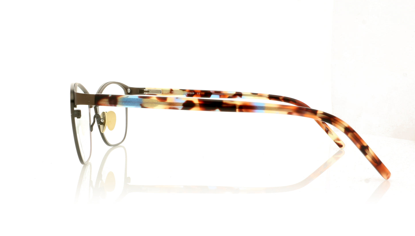 Tom Davies TD501 C1509 Matt Brown Glasses - Side