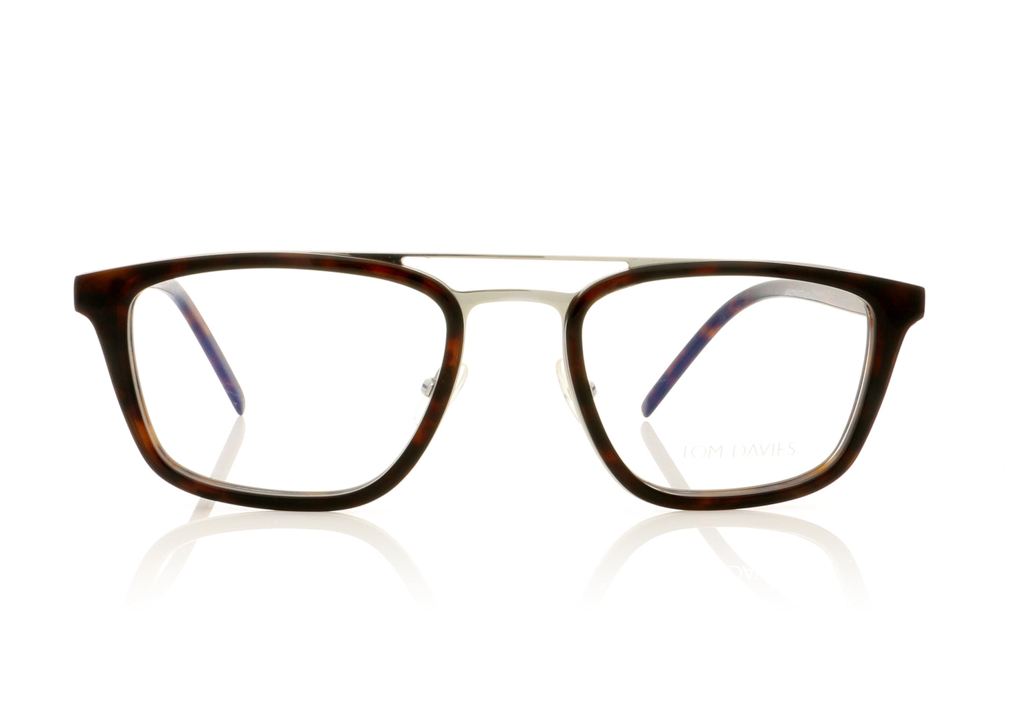 Tom Davies TD516 1556 Demi Brown Glasses - Front