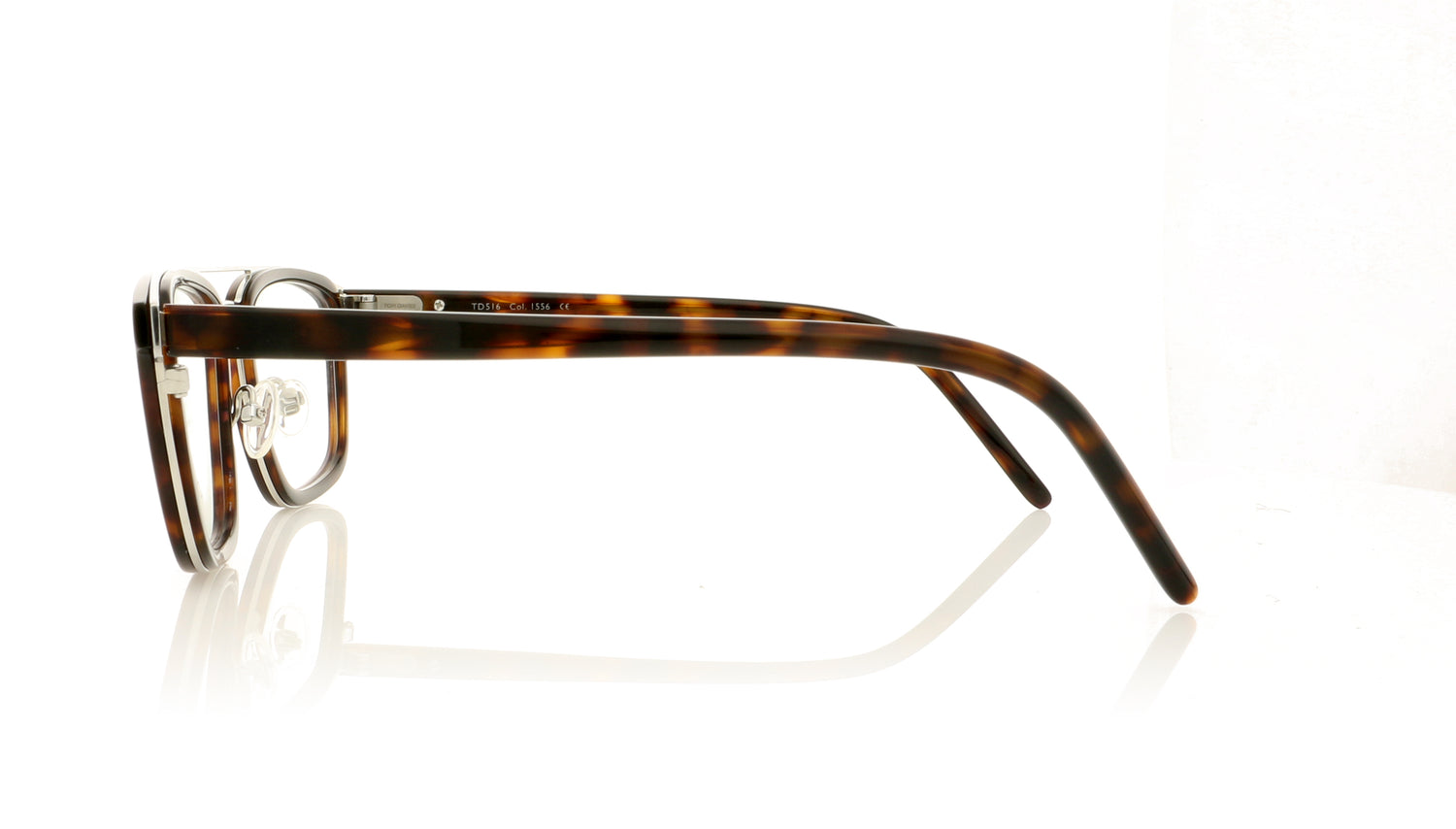 Tom Davies TD516 1556 Demi Brown Glasses - Side