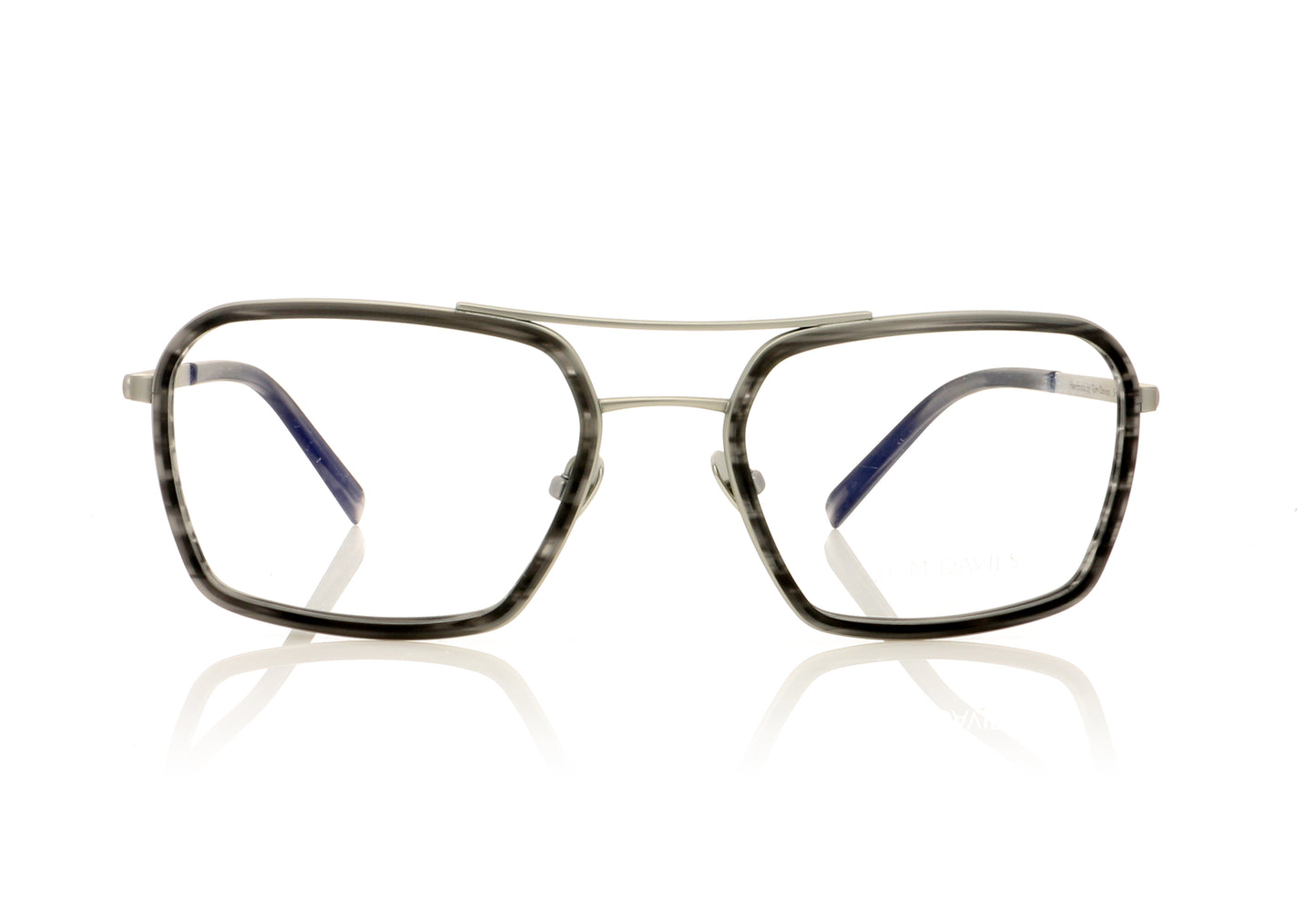 Tom Davies TD592 C1692 Polished Grey Glasses - Front