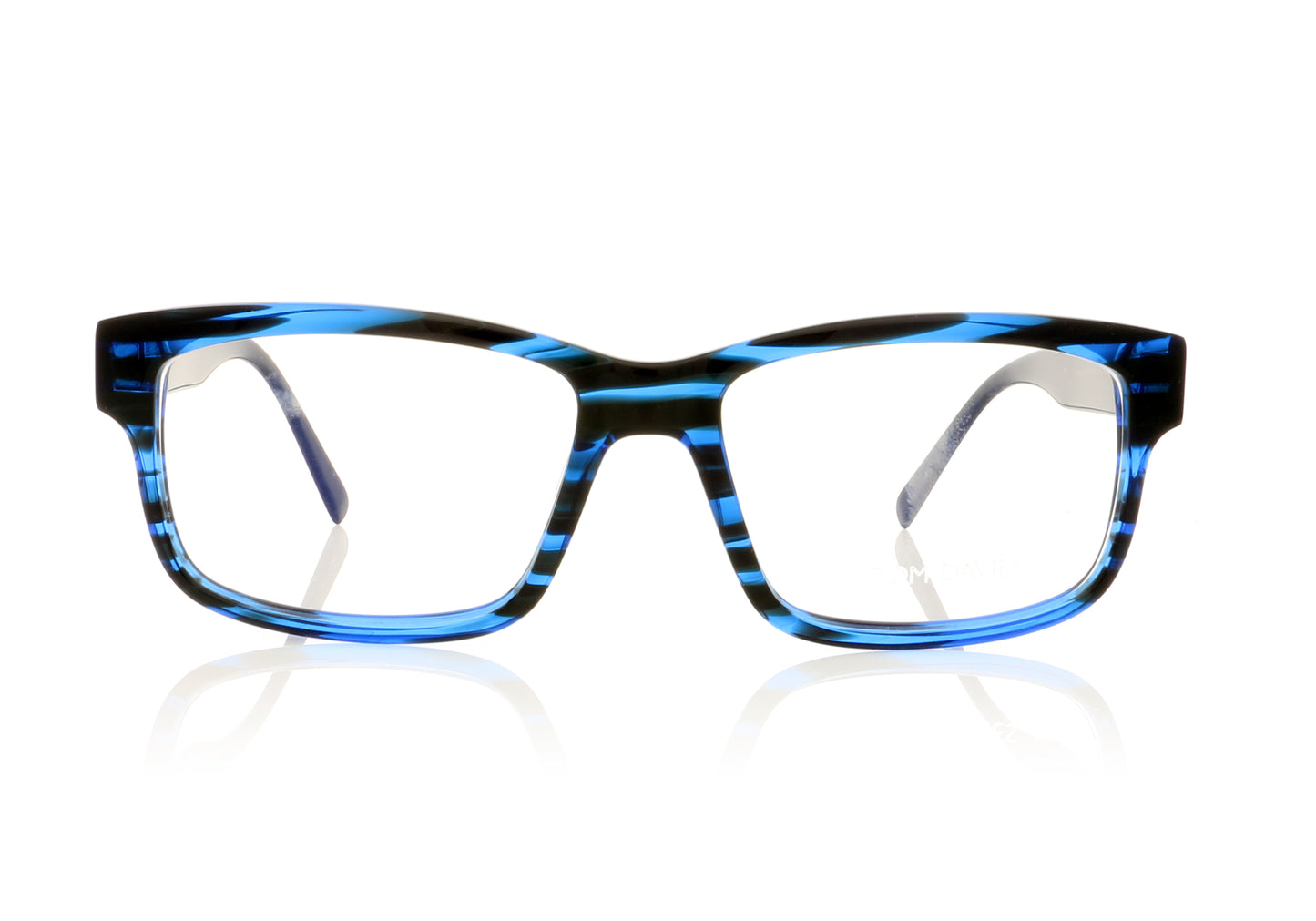 Tom Davies TD606 1668 Deep Blue Glasses - Front