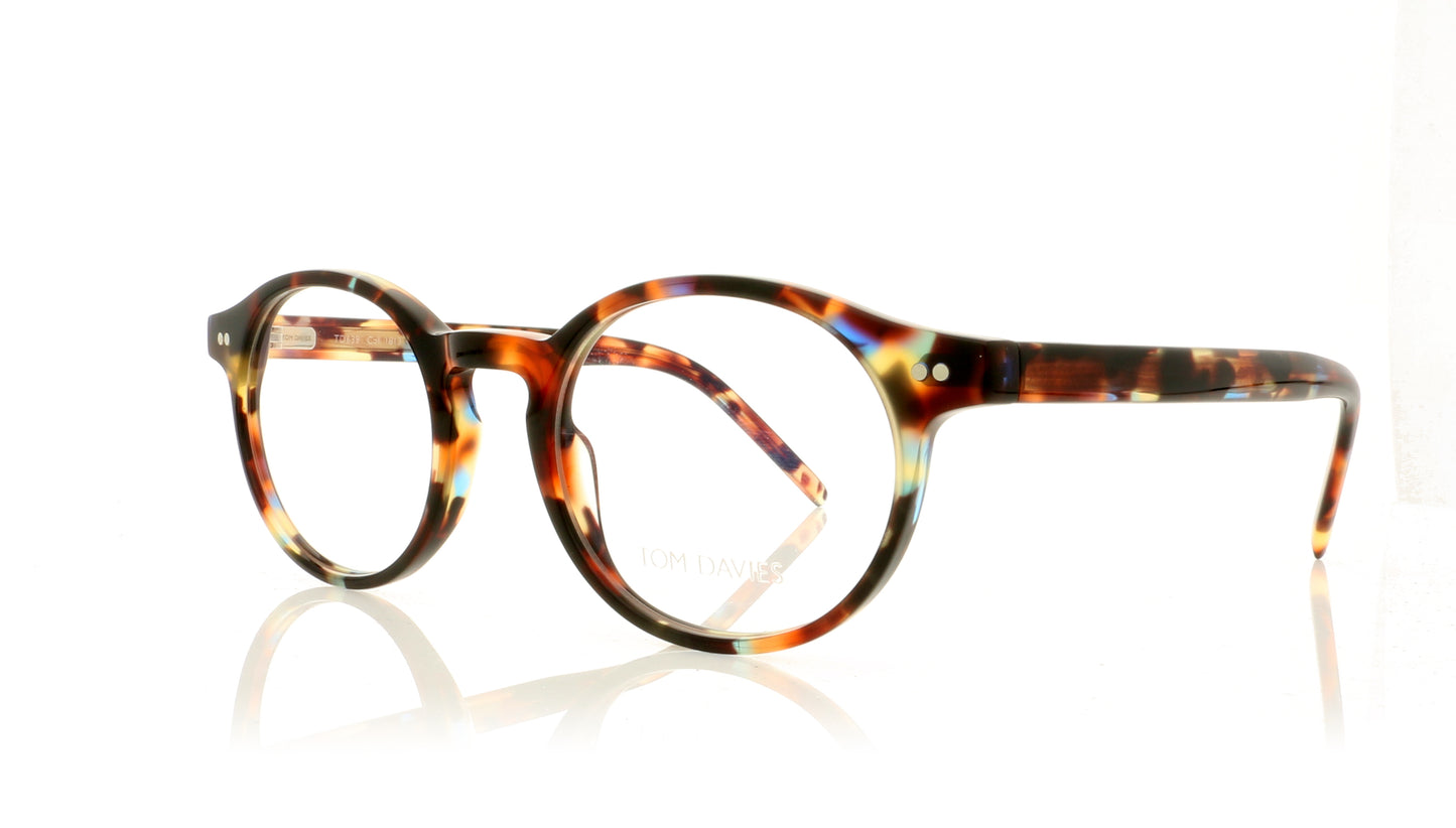 Tom Davies TD639 C1813 Tortoise Glasses - Angle