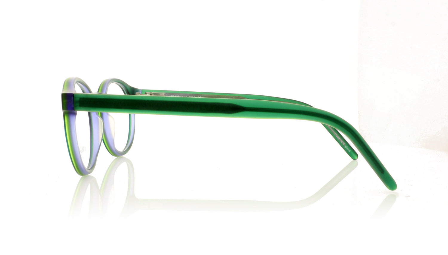 Tom Davies TD639 C1815 Green Glasses - Side