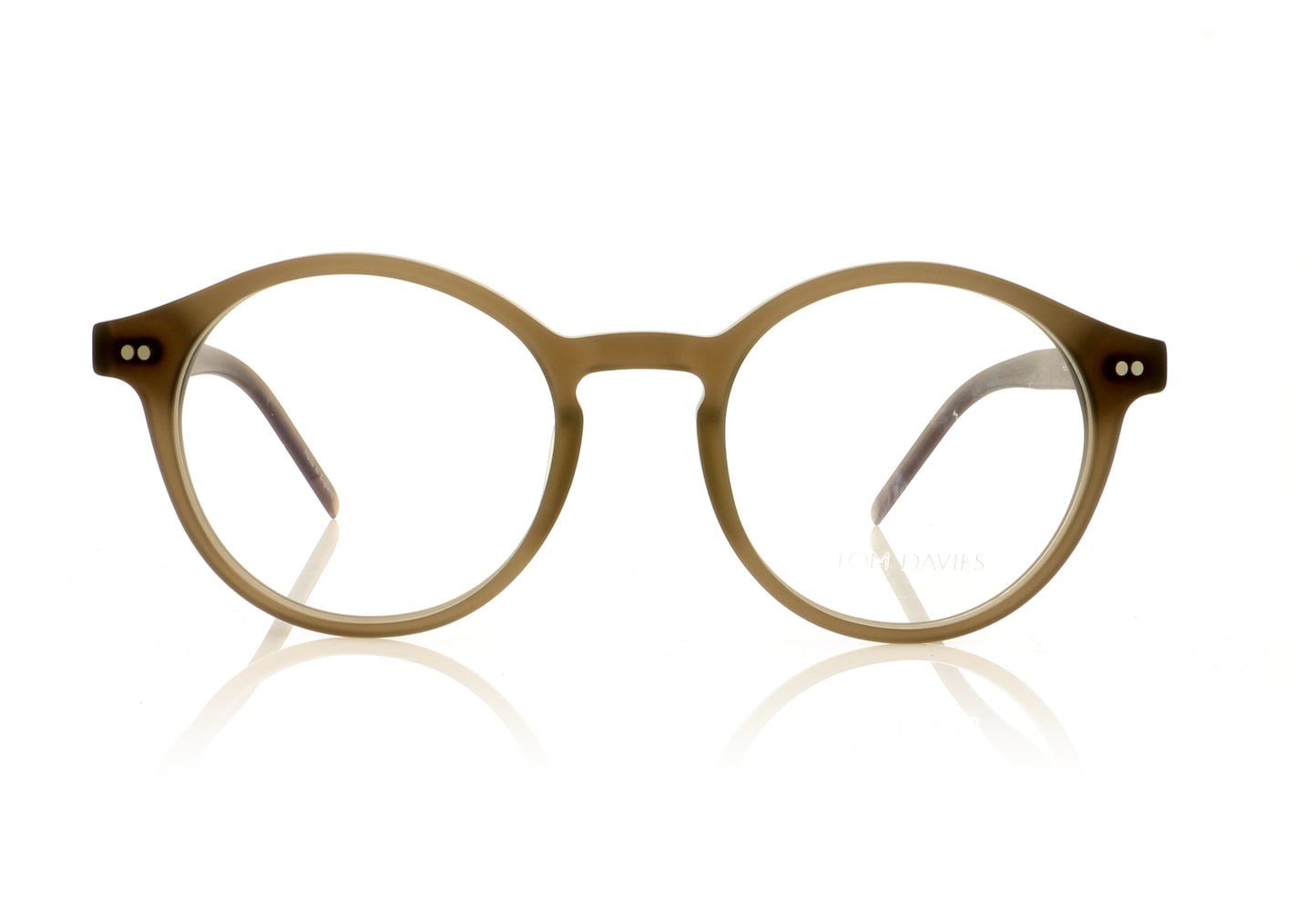 Tom Davies TD640 C1818 Grey Glasses - Front