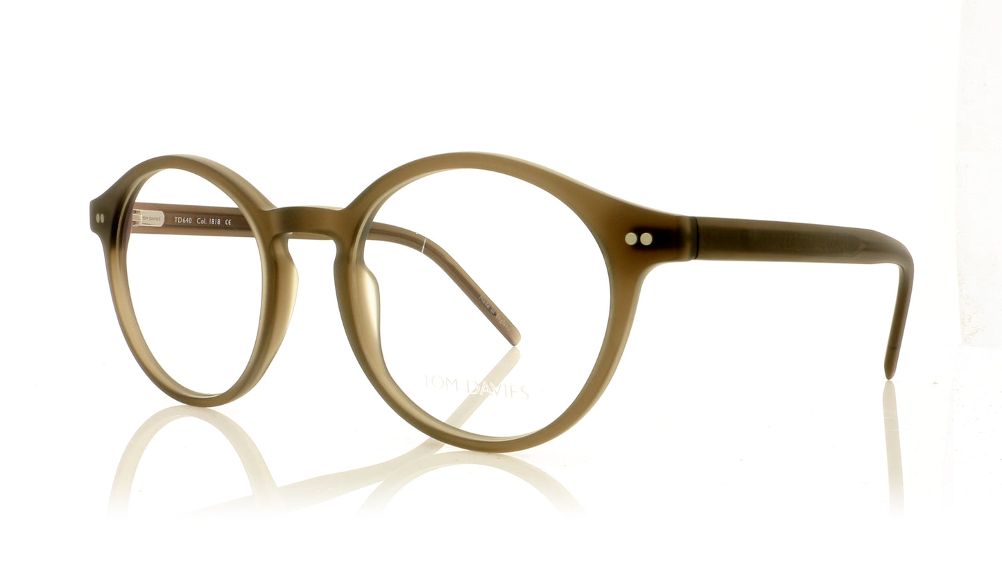 Tom Davies TD640 C1818 Grey Glasses - Angle