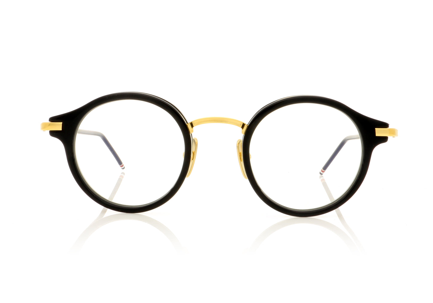 Thom Browne TB 807 NVY GLD Navy Gold Glasses - Front