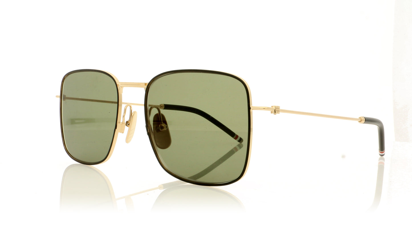 Thom Browne TB-117 TBS117 A-02-A Gold Sunglasses - Angle