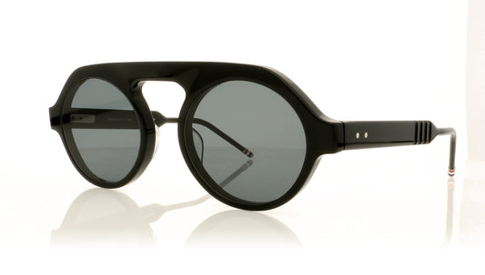 Thom Browne TBS413 BLK Black Sunglasses - Angle