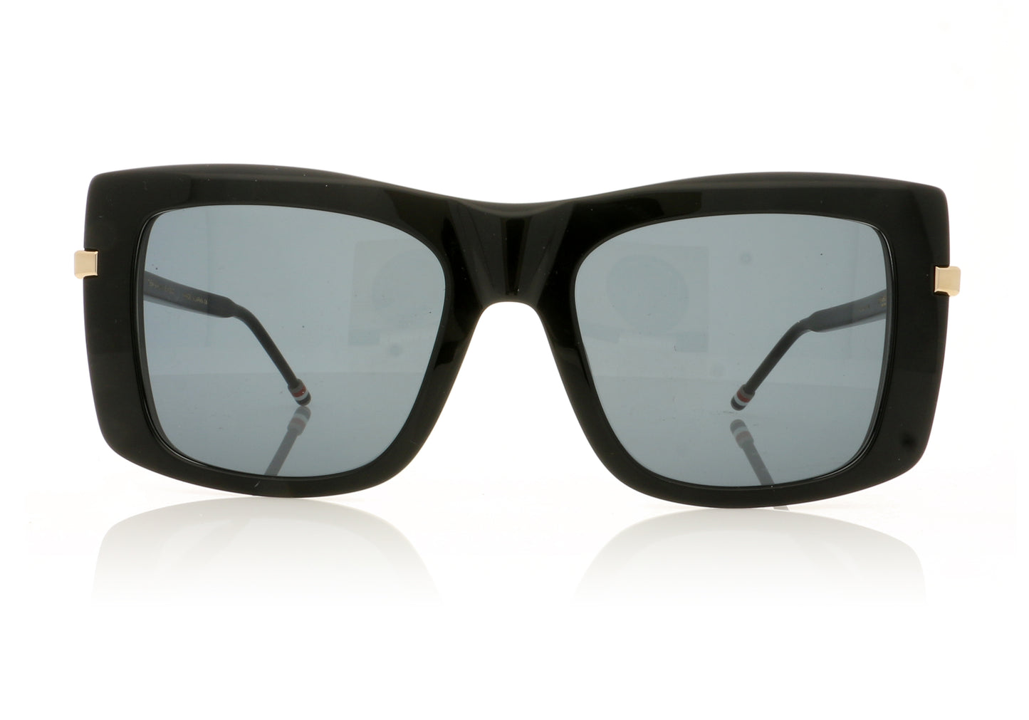 Thom Browne TB-419 TBS419 A-01-Z Black Sunglasses - Front