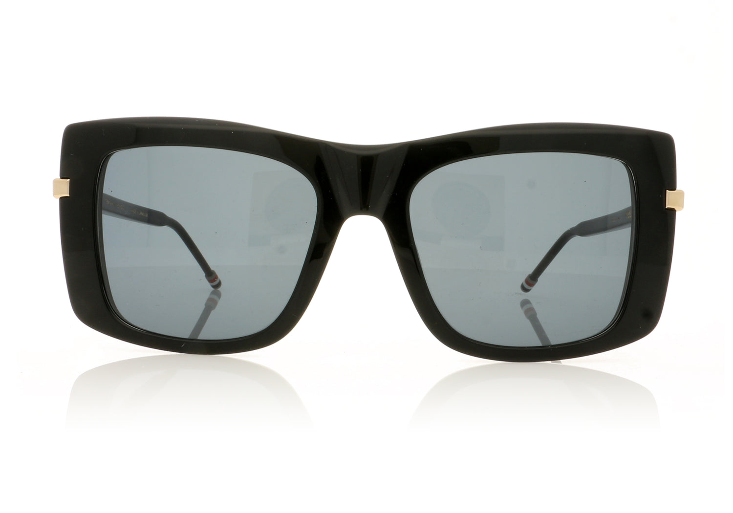 Thom Browne TB-419 TBS419 A-01-Z Black Sunglasses - Front