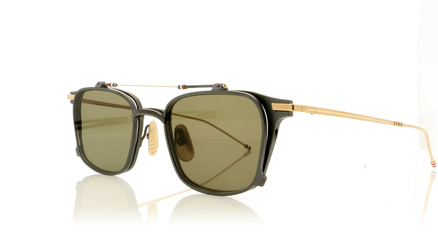 Thom Browne TB-817 TBS817 BIWGLD Black Iron Sunglasses - Angle