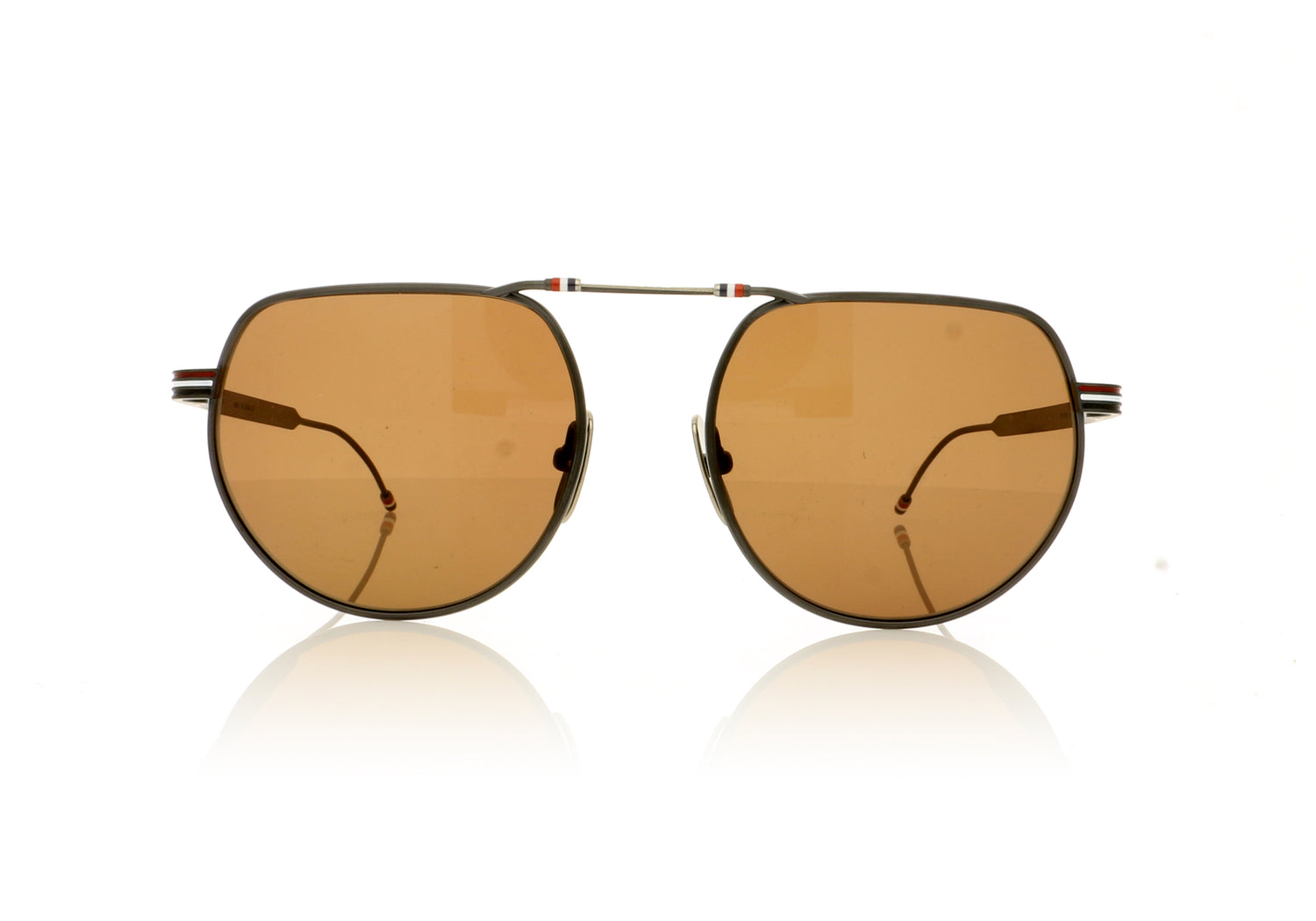 Thom Browne TB-918 TBS918 BLKI Black Iron Sunglasses - Front