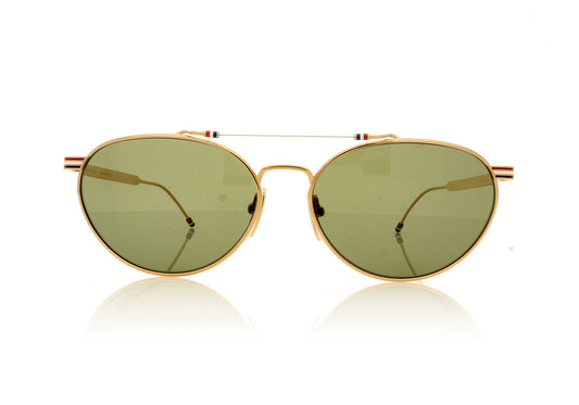 Thom Browne TB-919 TBS919 WGLD White Gold Sunglasses - Front