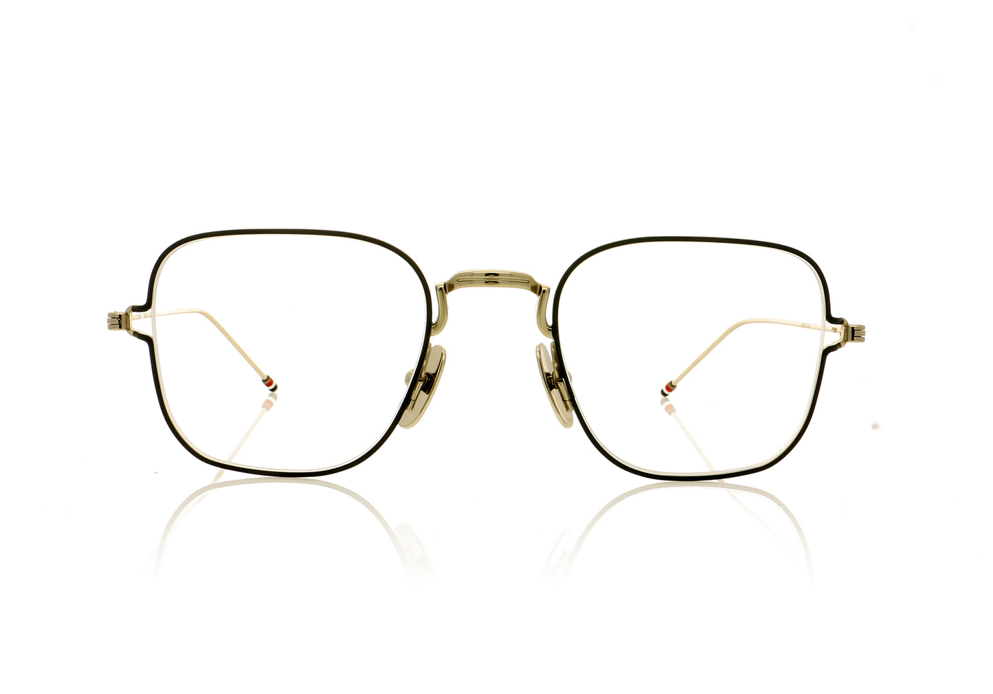 Thom Browne TB-116 TBX116 A-01 Silver Glasses - Front
