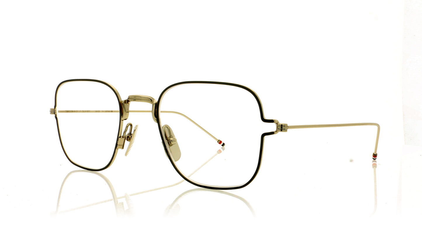 Thom Browne TB-116 TBX116 A-01 Silver Glasses - Angle