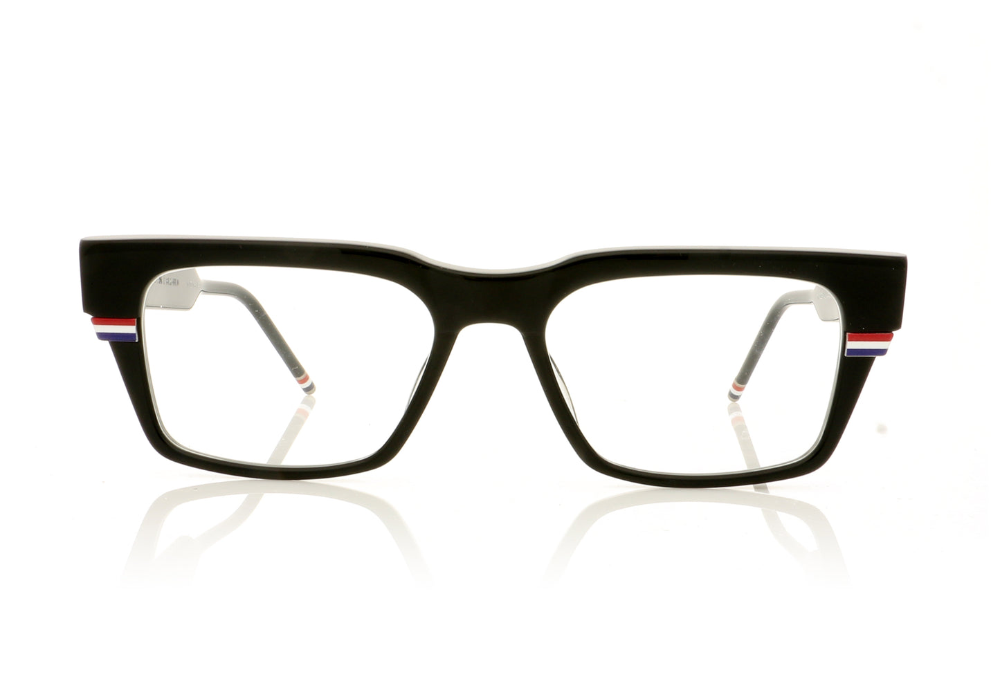 Thom Browne TB-714 TBX714 A-01 Black Glasses - Front