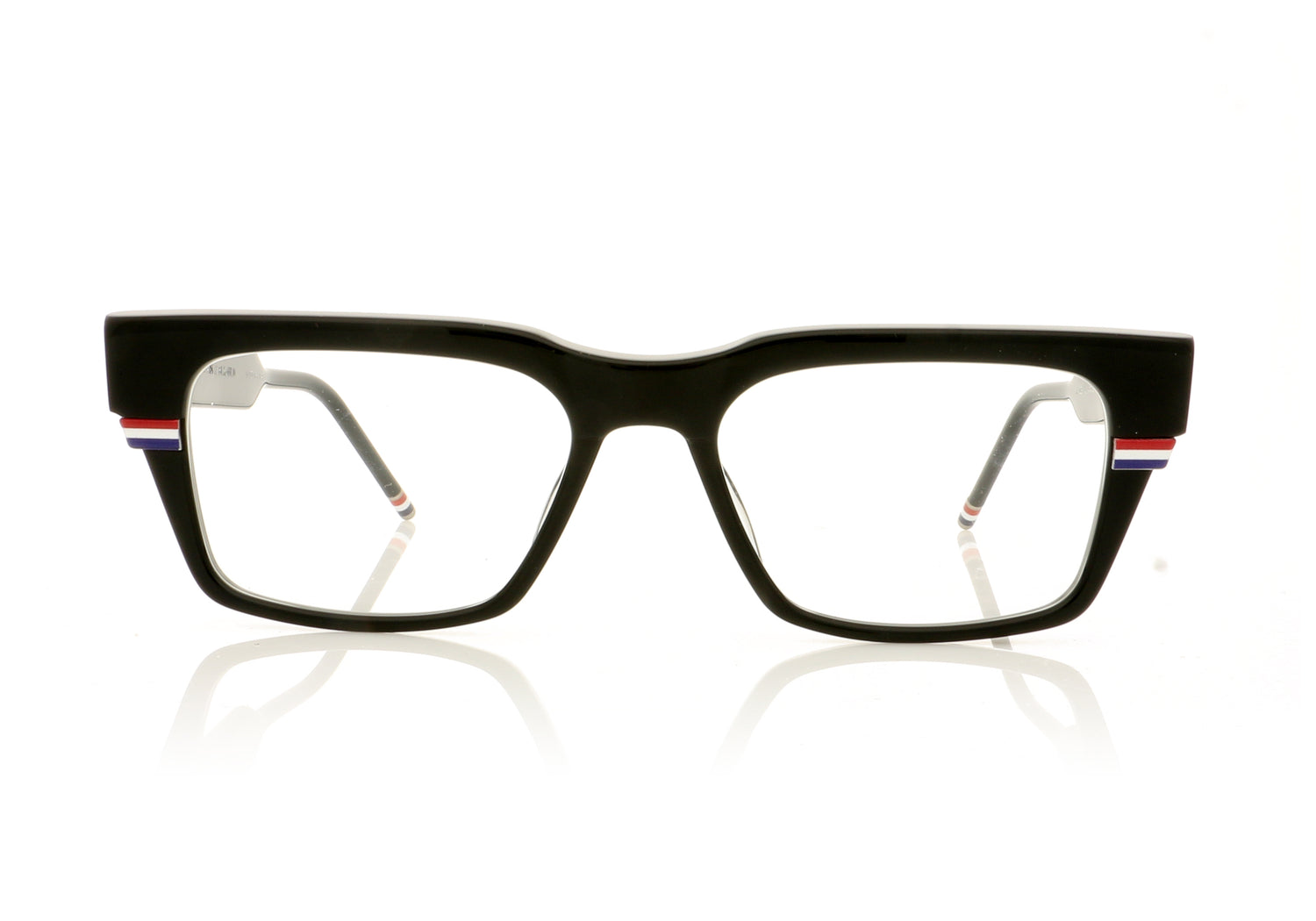 Thom Browne TB-714 TBX714 A-01 Black Glasses - Front