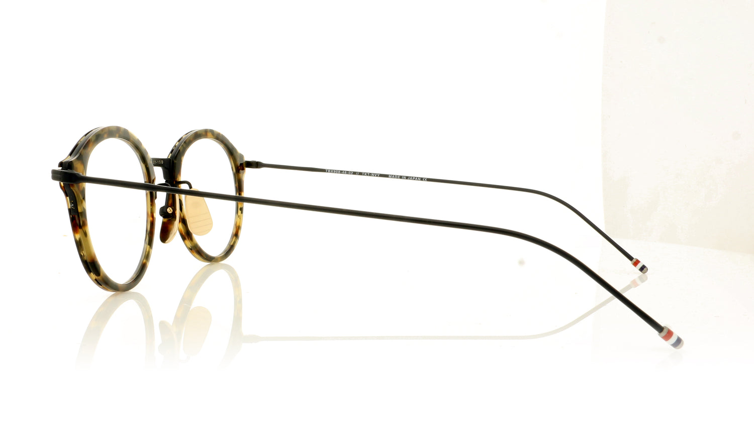Thom Browne TB-908 TBX908 TT-MN Tokyo Tortoise-Matte Navy Glasses - Side