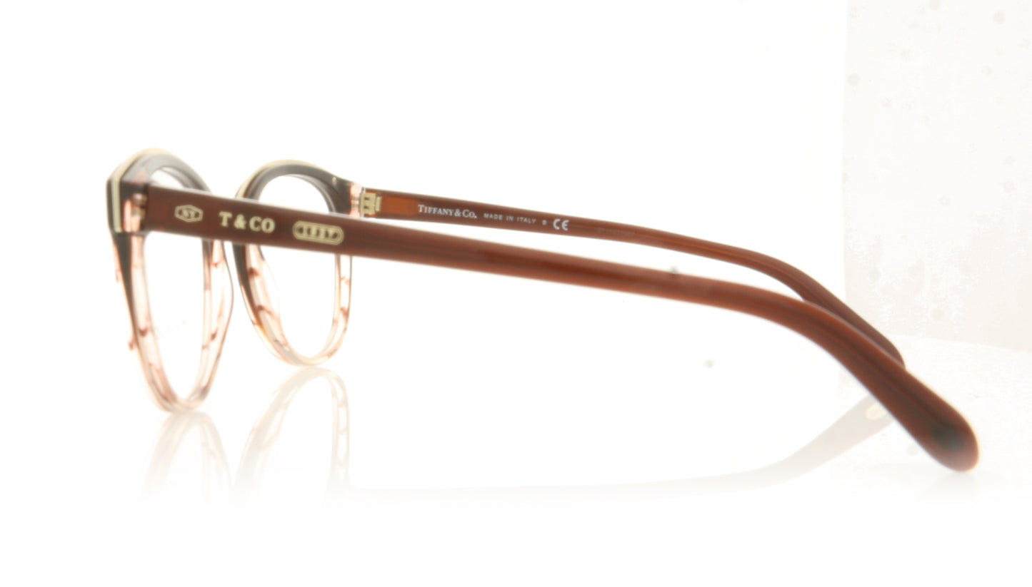 Tiffany 0TF2162 8249 Havana Fading Camel Striped Glasses - Side