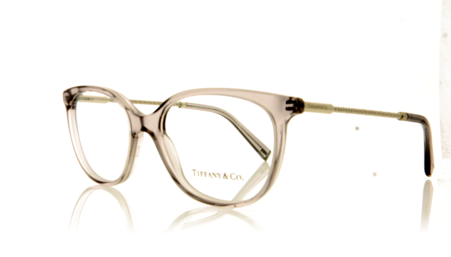 Tiffany 0TF2168 8270 Crystal Grey Glasses - Angle
