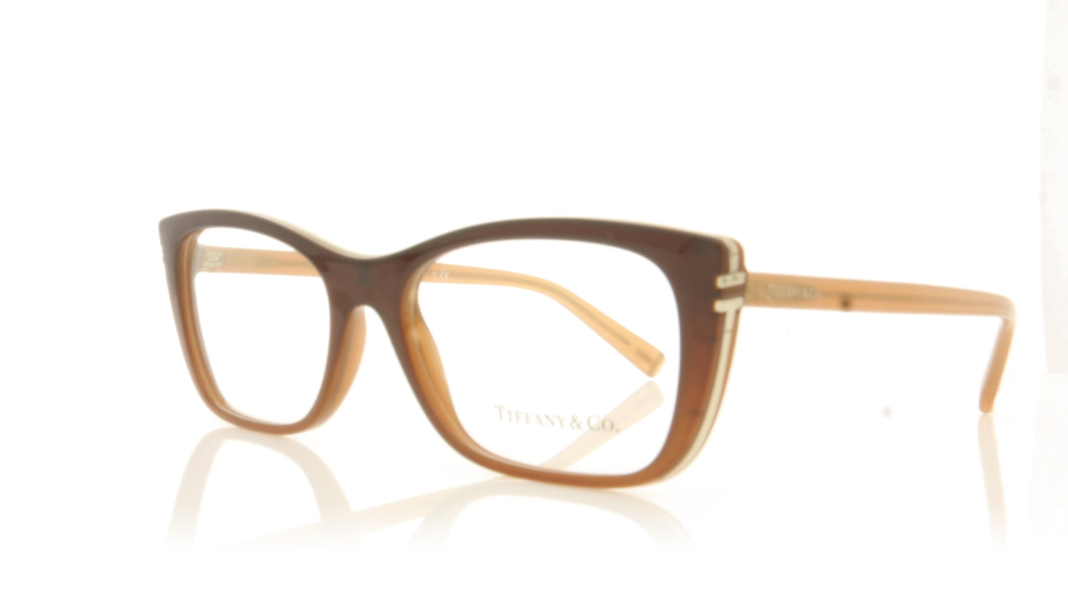 Tiffany 0TF2174 8258 Opal Beige Glasses - Angle