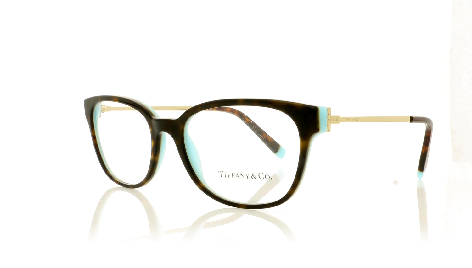 Tiffany 0TF2177 8134 Havana Glasses - Angle