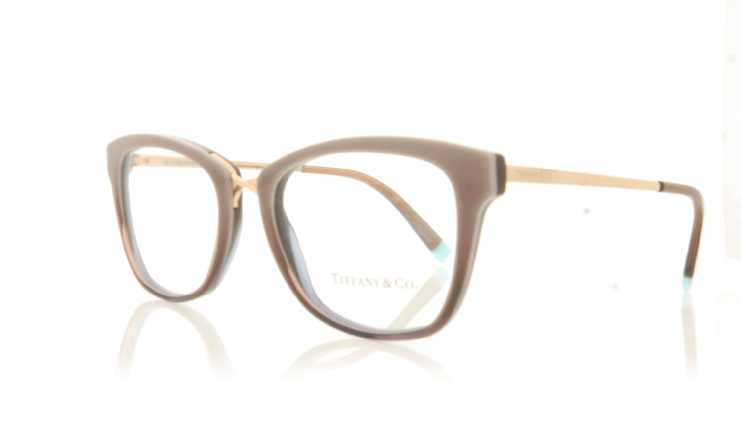 Tiffany 0TF2186 8277 Brown Grad Transp Brown Glasses - Angle