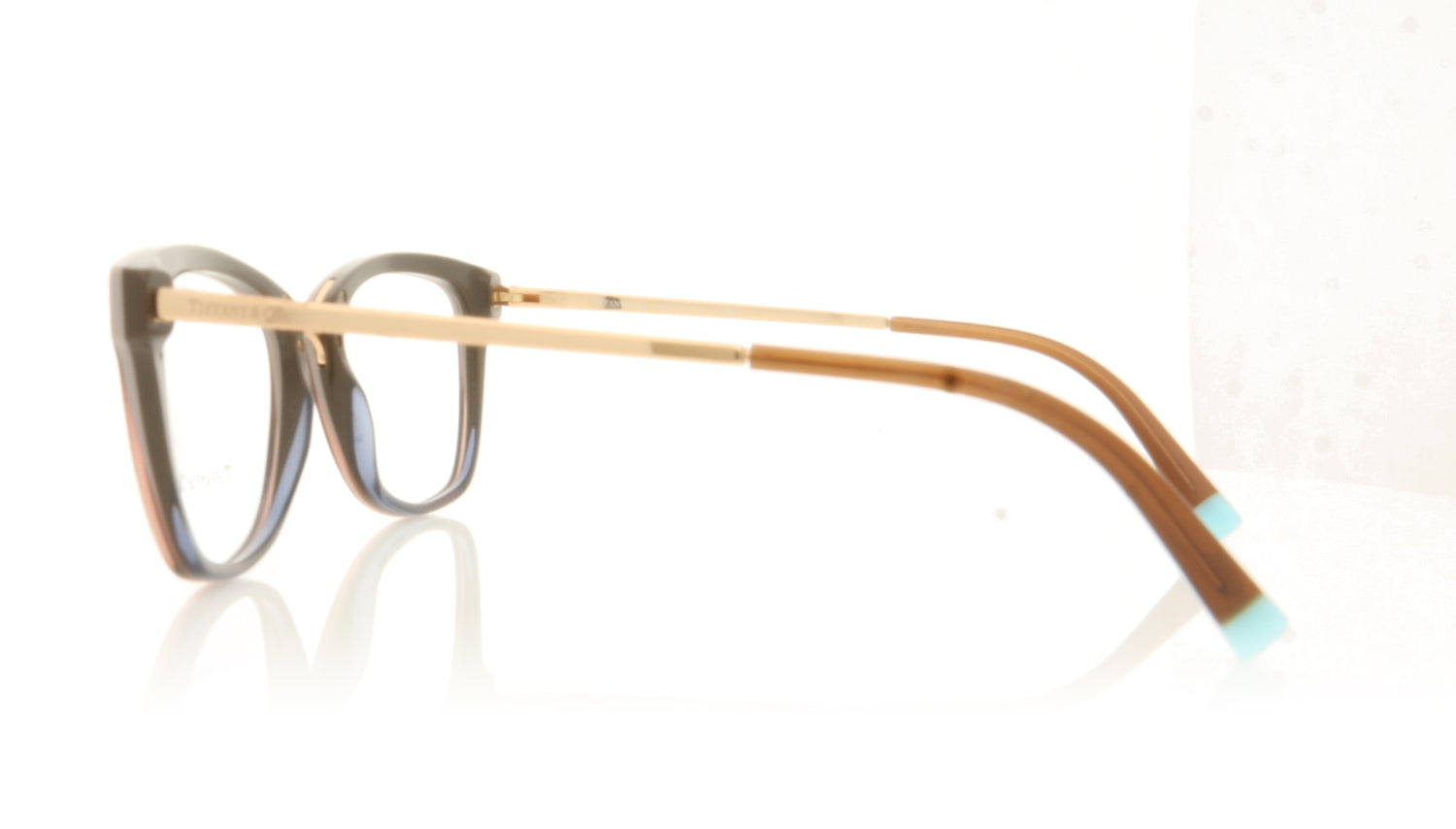 Tiffany 0TF2186 8277 Brown Grad Transp Brown Glasses - Side
