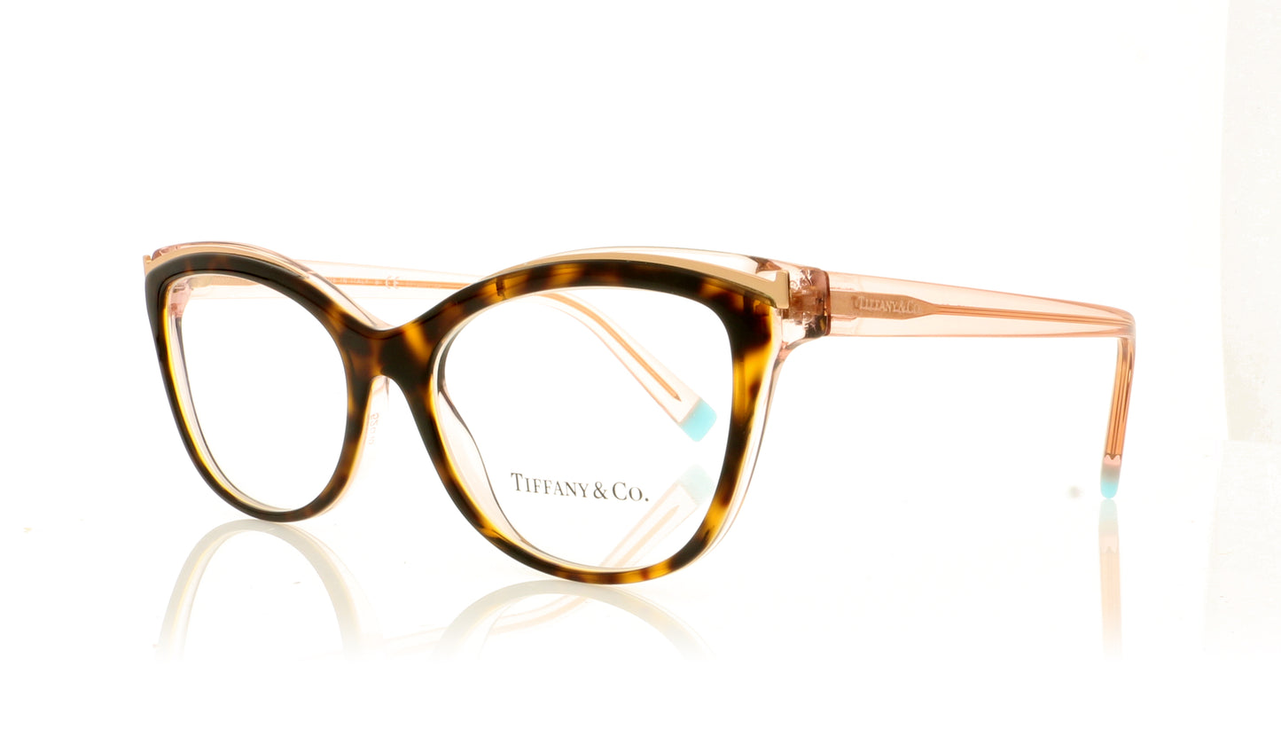 Tiffany 0TF2192 8287 Havana Glasses - Angle
