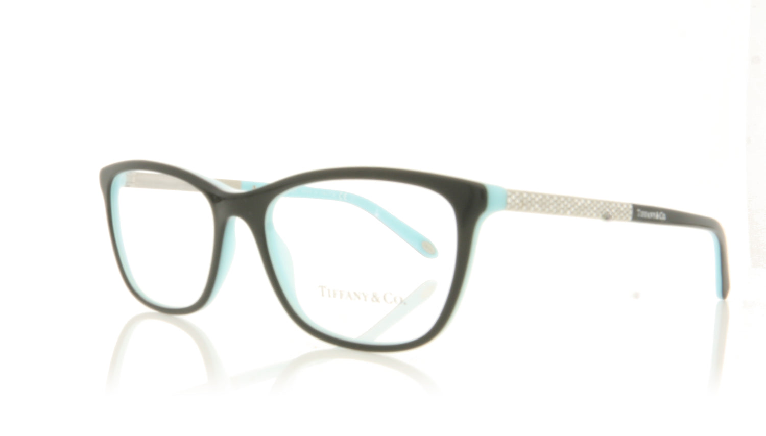 Tiffany TF2150-B 8055 Black Glasses - Angle
