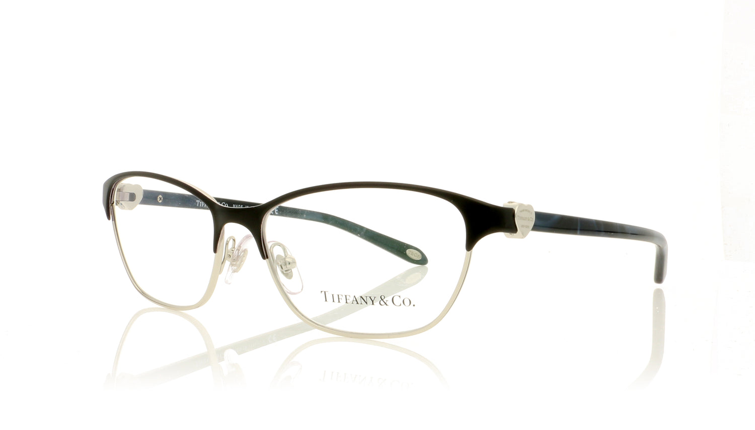 Tiffany TF1072 6107 Blaack Glasses - Angle