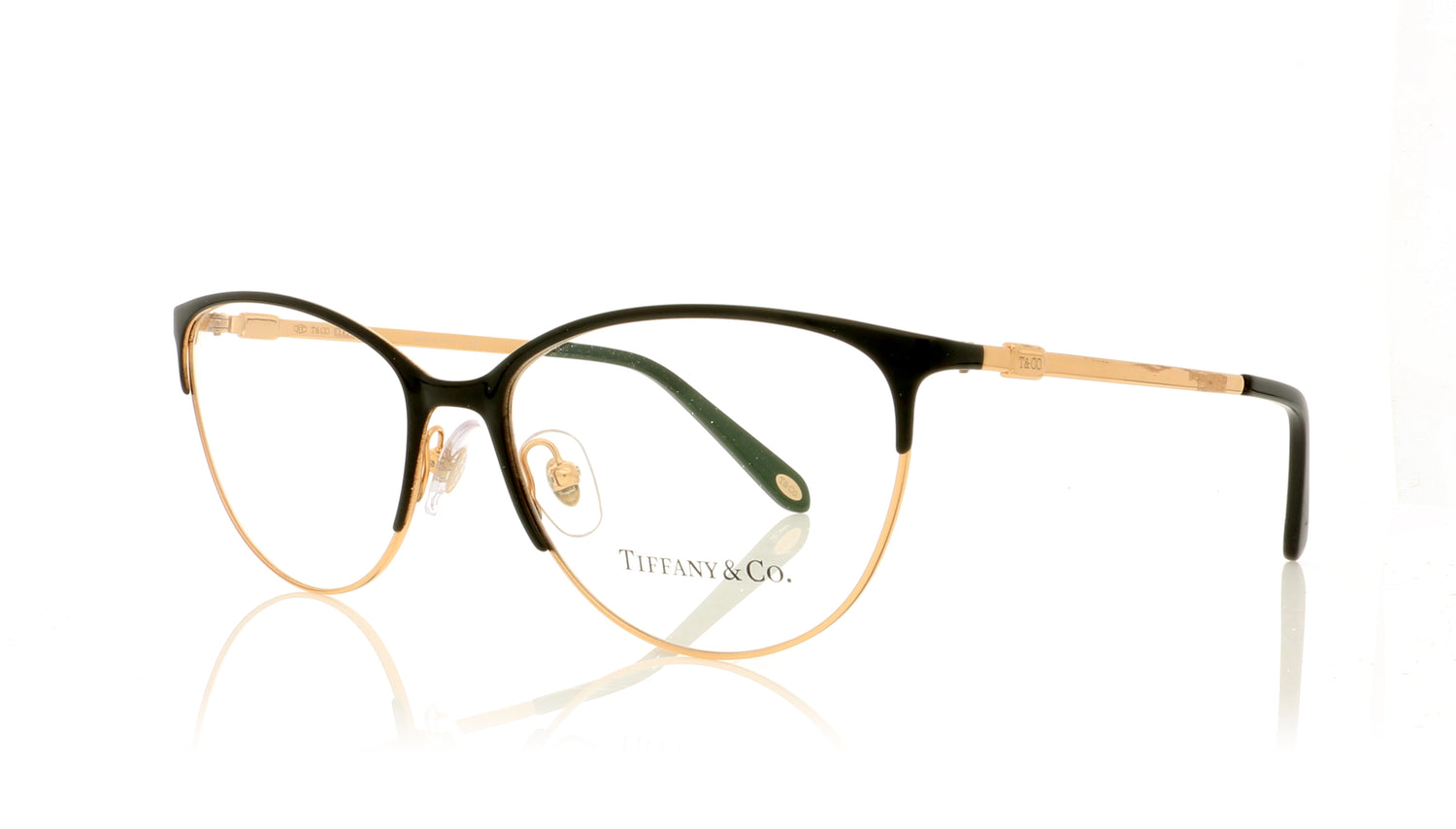 Tiffany TF1127 6122 Black Glasses - Angle