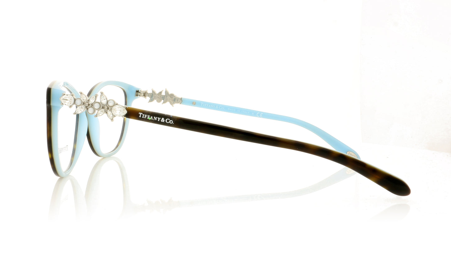 Tiffany TF2144-H-B 8134 Tortoise Glasses - Side