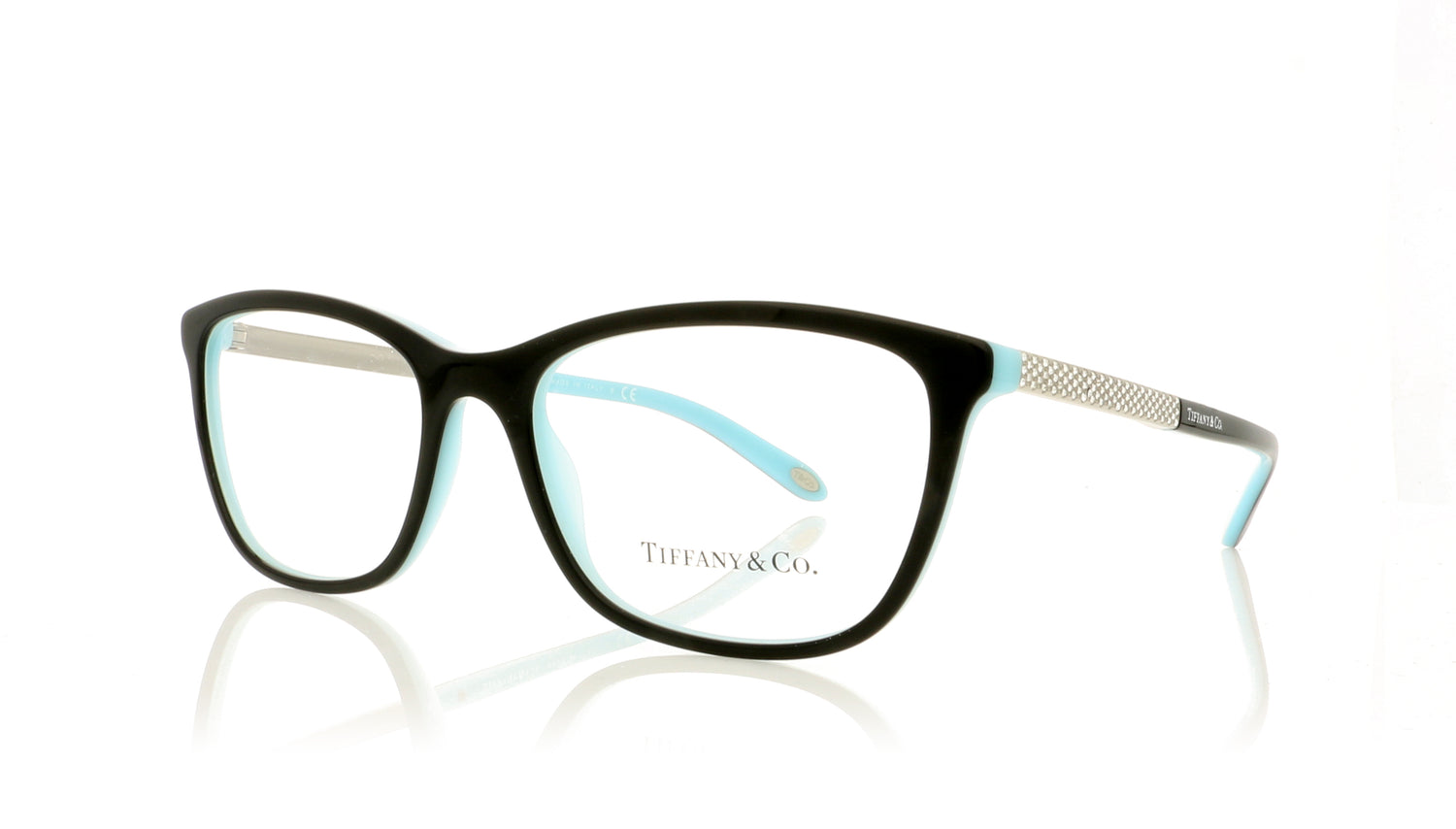Tiffany TF2150-B 8055 Black Glasses - Angle