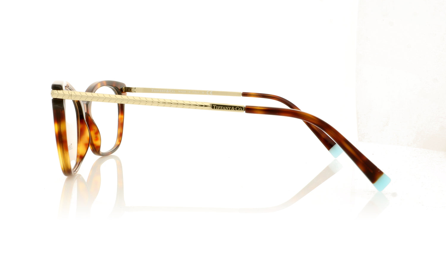 Tiffany TF2194 8002 Tortoise Glasses - Side