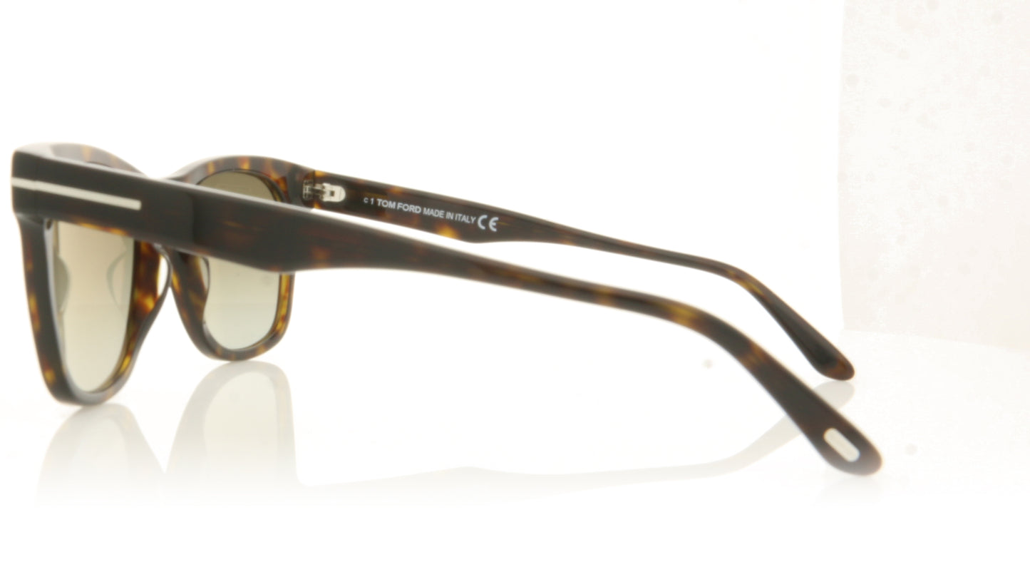 Tom Ford FT0833/S Brooklyn 52Q Tortoise Sunglasses - Side