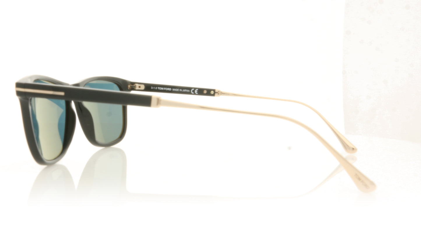 Tom Ford FT0813/S Caleb 01V Black Sunglasses - Side