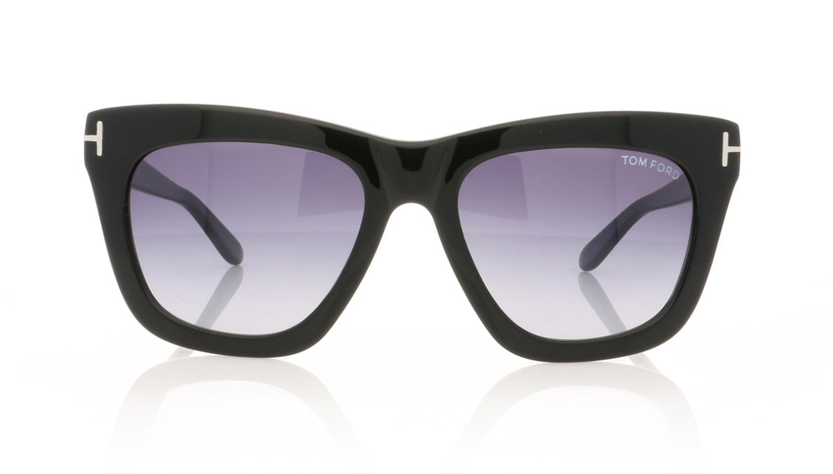 Tom Ford Celina TF361 01A Shiny Black Sunglasses - Front