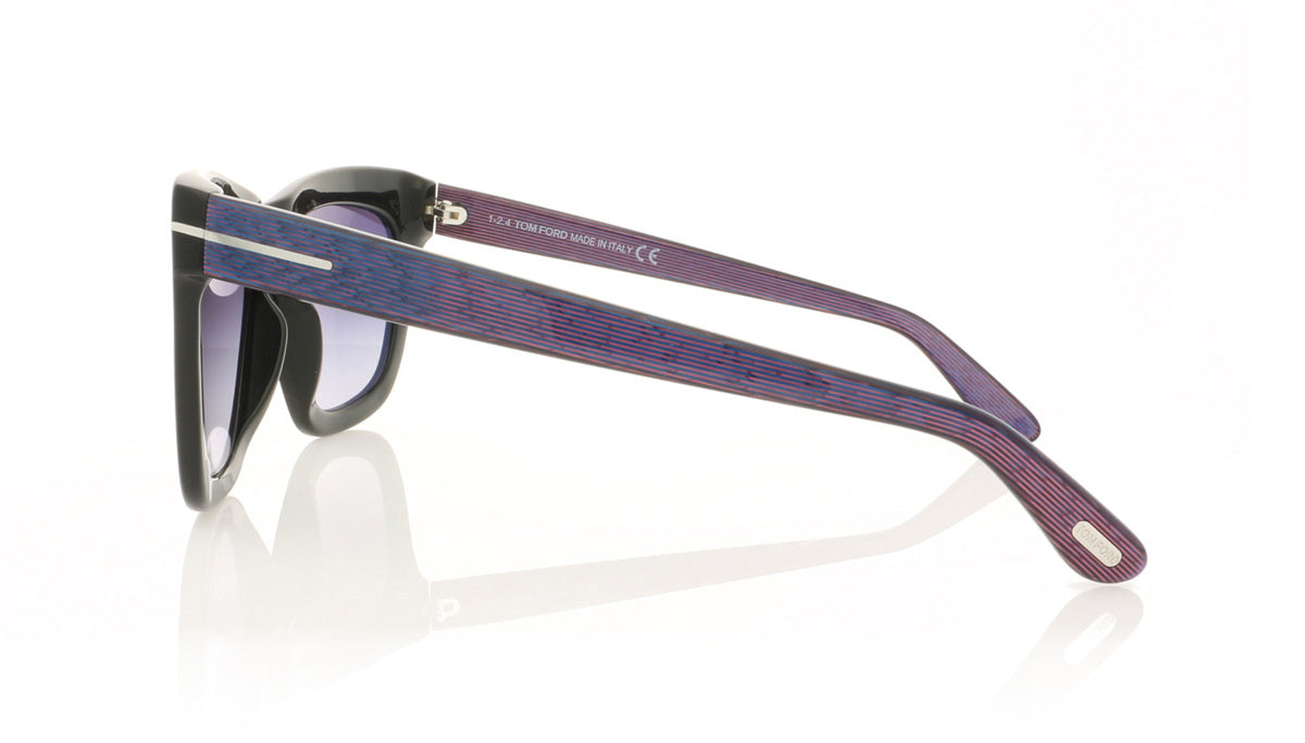 Tom Ford Celina TF361 01A Shiny Black Sunglasses - Side