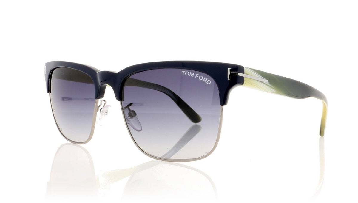 Tom Ford Louis TF386 89W Turq Sunglasses - Angle