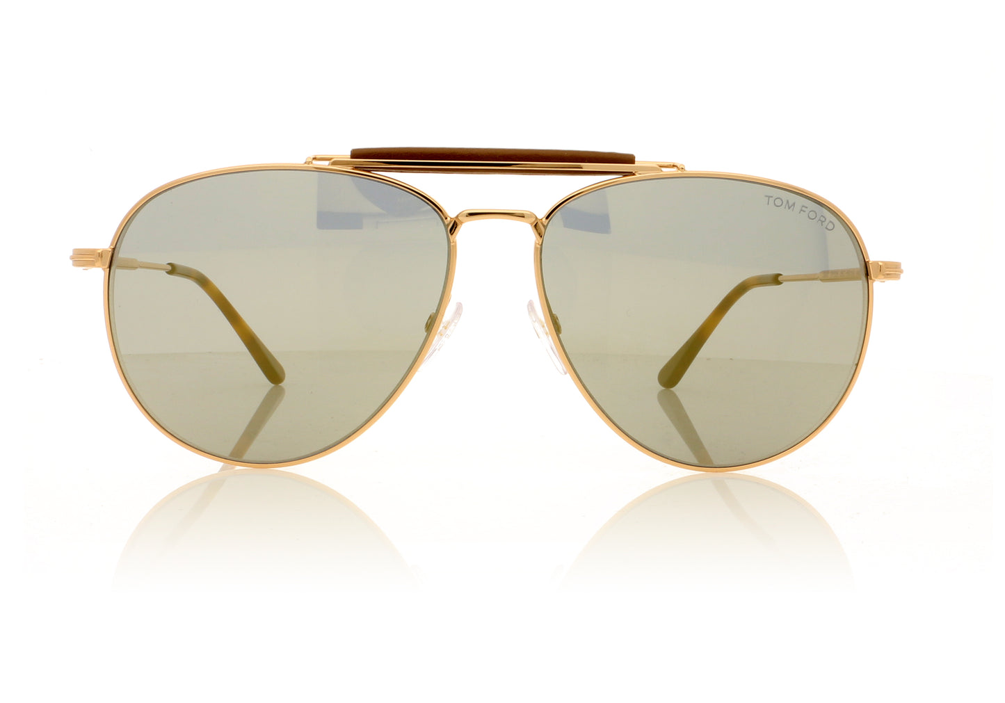 Tom Ford TF0536 28C Shiny Rose Gold  Sunglasses - Front