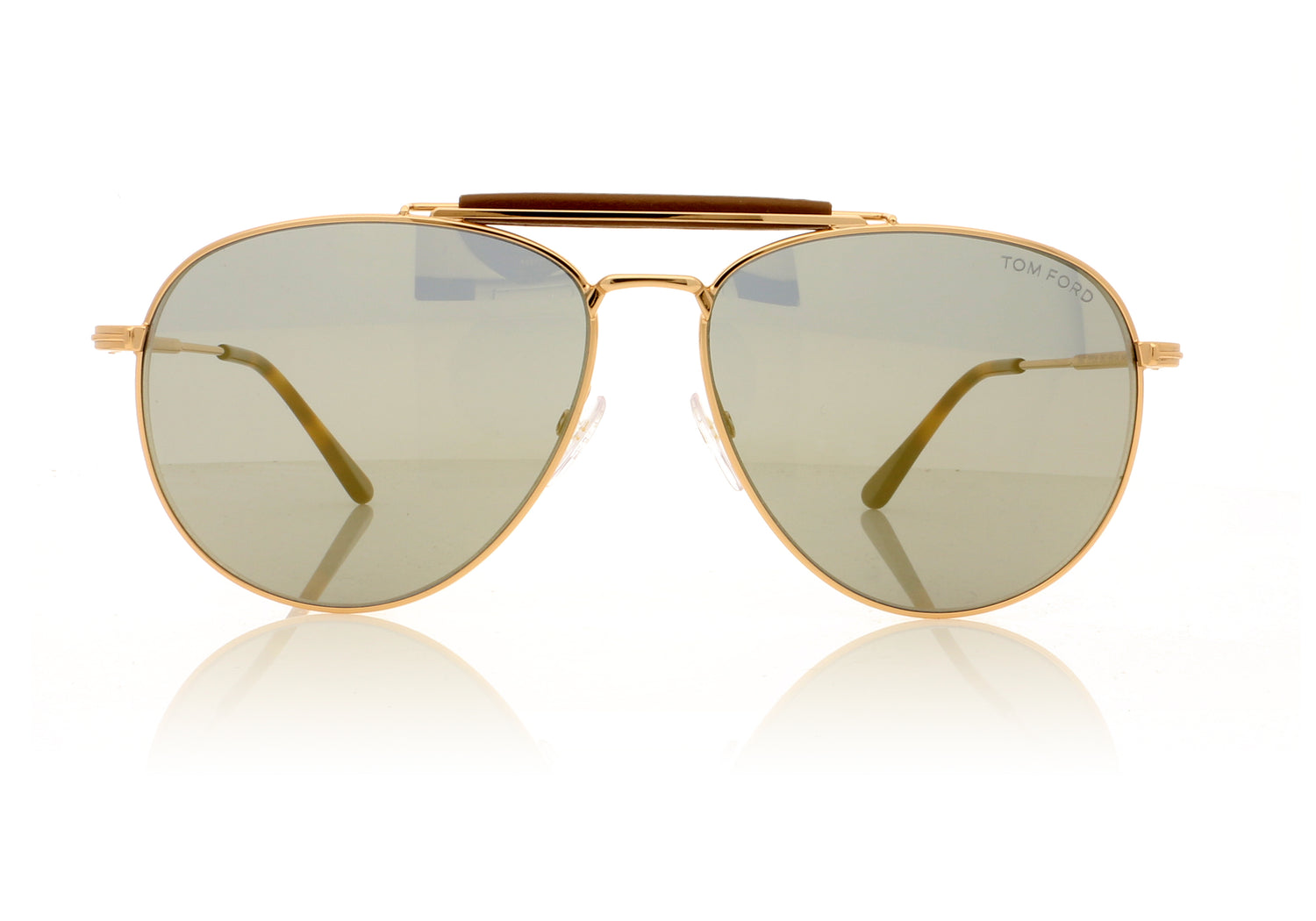 Tom Ford TF0536 28C Shiny Rose Gold  Sunglasses - Front