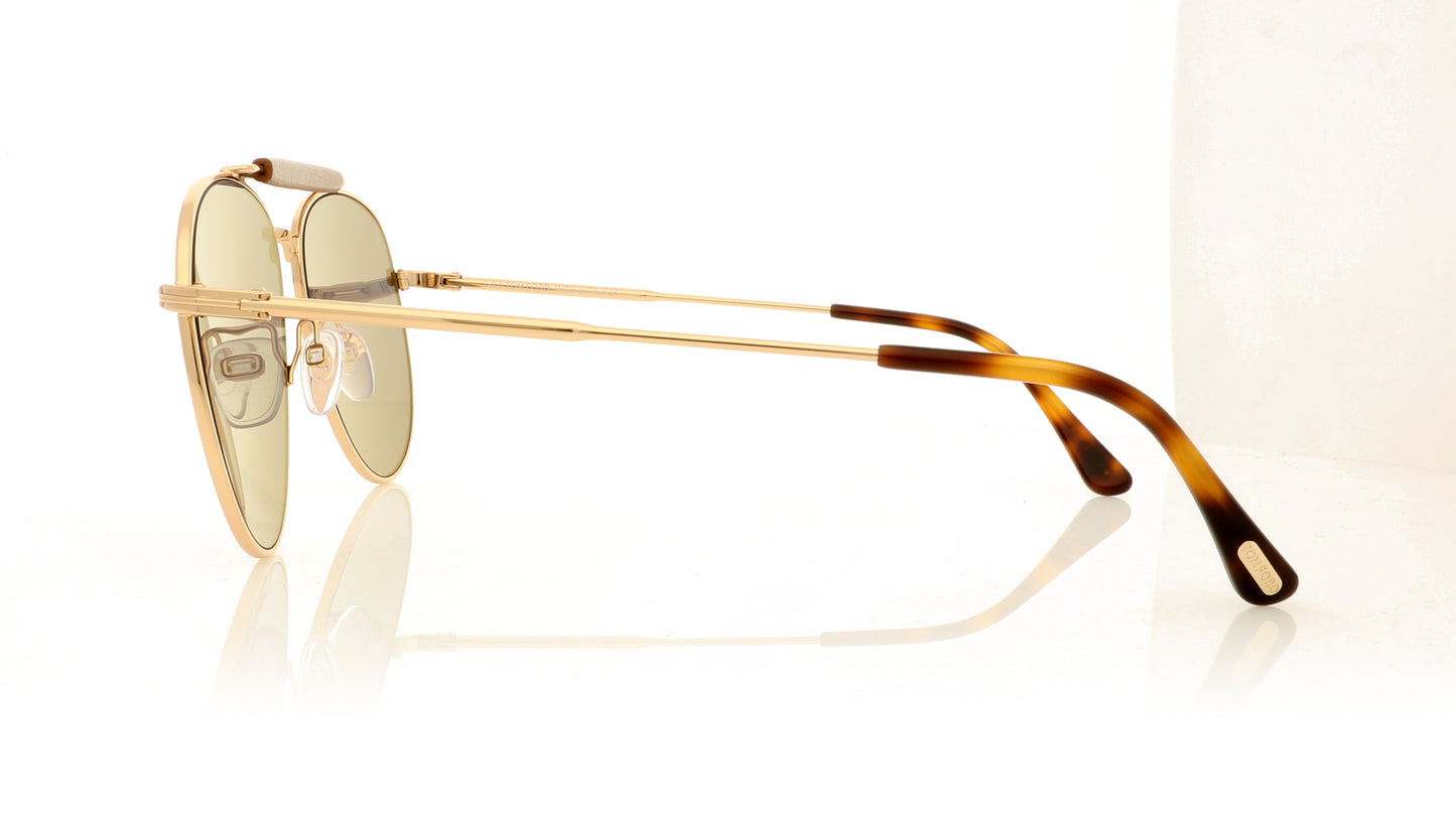 Tom Ford TF0536 28C Shiny Rose Gold  Sunglasses - Side